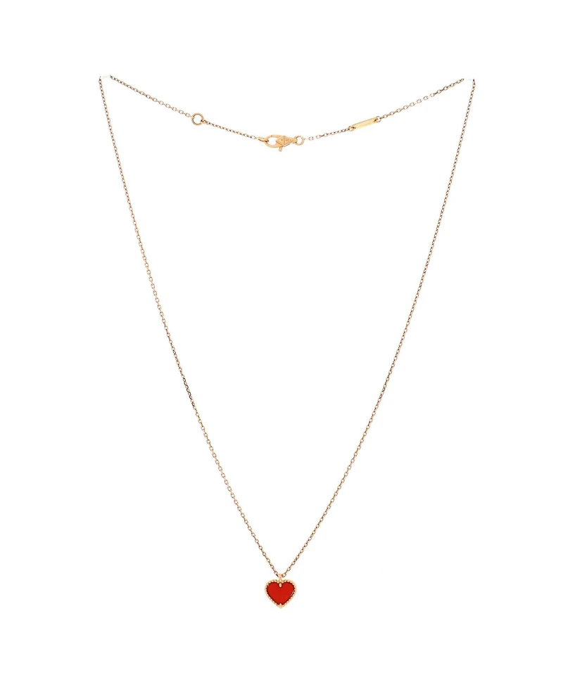 Pre-Owned Van Cleef & Arpels Sweet Alhambra Heart Pendant Necklace