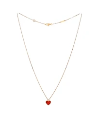 Pre-Owned Van Cleef & Arpels Sweet Alhambra Heart Pendant Necklace