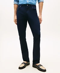 Tommy Hilfiger Men's Denton Slim-Straight Five-Pocket Stretch Essential Twill Pants