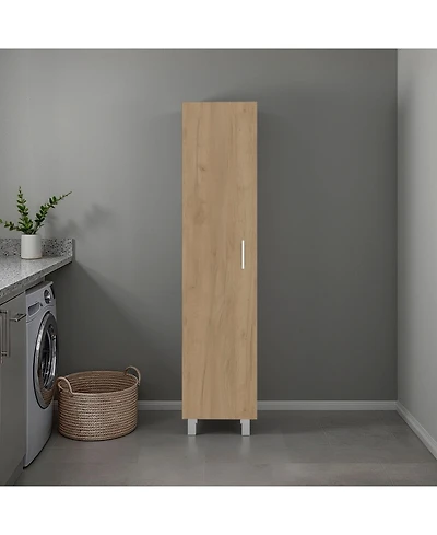 Fm Furniture Vegas Storage Cabinet for Laundry Room with Fixed Shelves