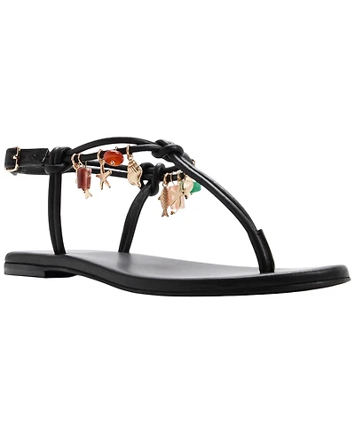 Aldo Women's Seajewels T-Strap Round Toe Flat Sandals