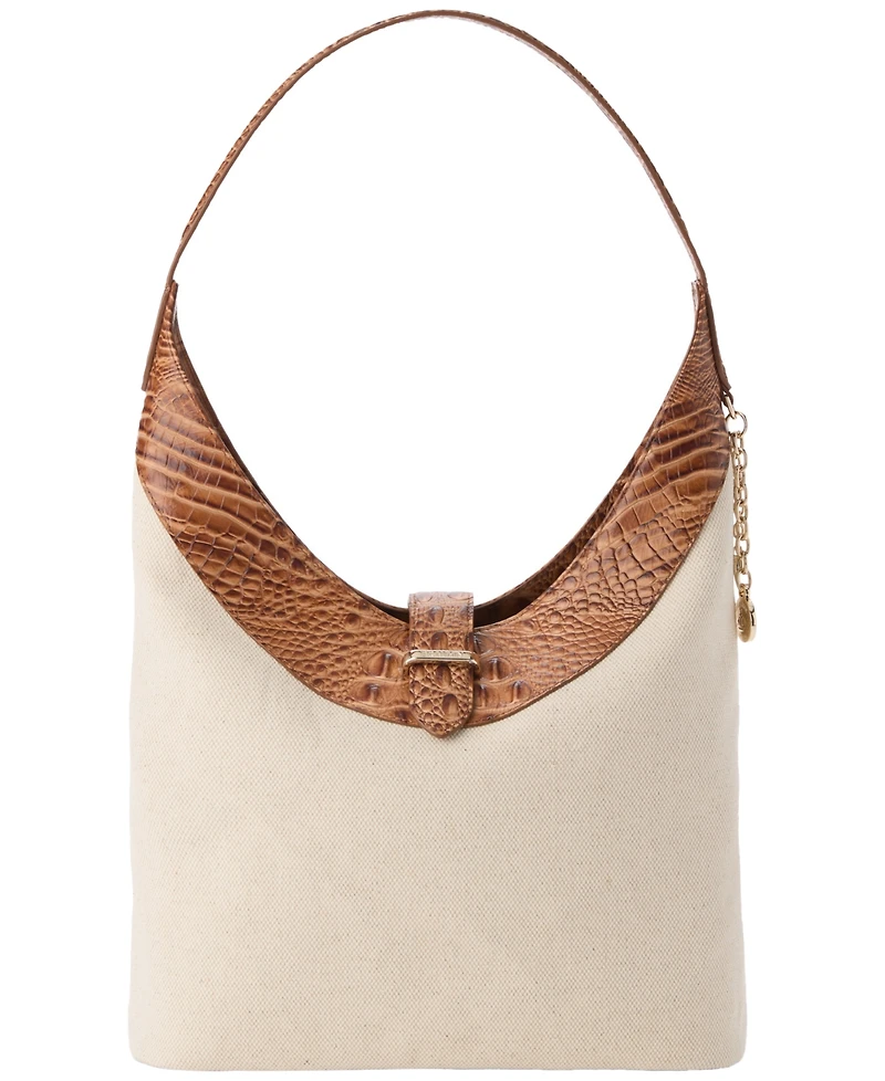 Brahmin Gwynne Palma Leather Medium Shoulder Bag