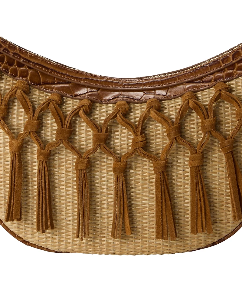 Brahmin Percy Venture Crescent Medium Crossbody Bag