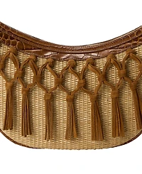 Brahmin Percy Venture Crescent Medium Crossbody Bag
