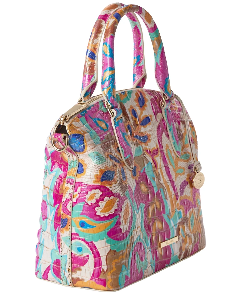 Brahmin Duxbury Melbourne Medium Leather Satchel Handbag