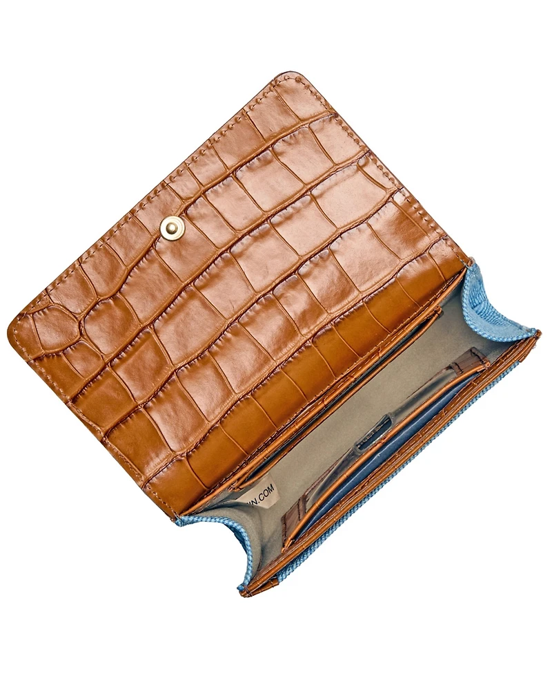 Brahmin Kerra Alden Road Leather Mini Wallet