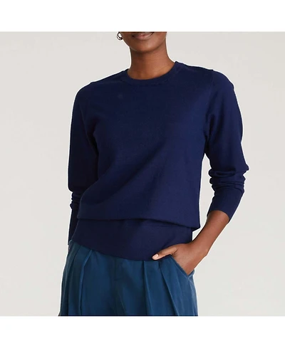Universal Standard Women's Plus Fine Knit Crew Sweater