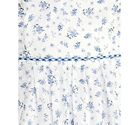 Seni & Cade Women's Floral Sweetheart Neck Midi Dress