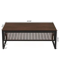 Tribesigns 63-Inch Executive Desk, Modern Home Office Desk (Only Table)