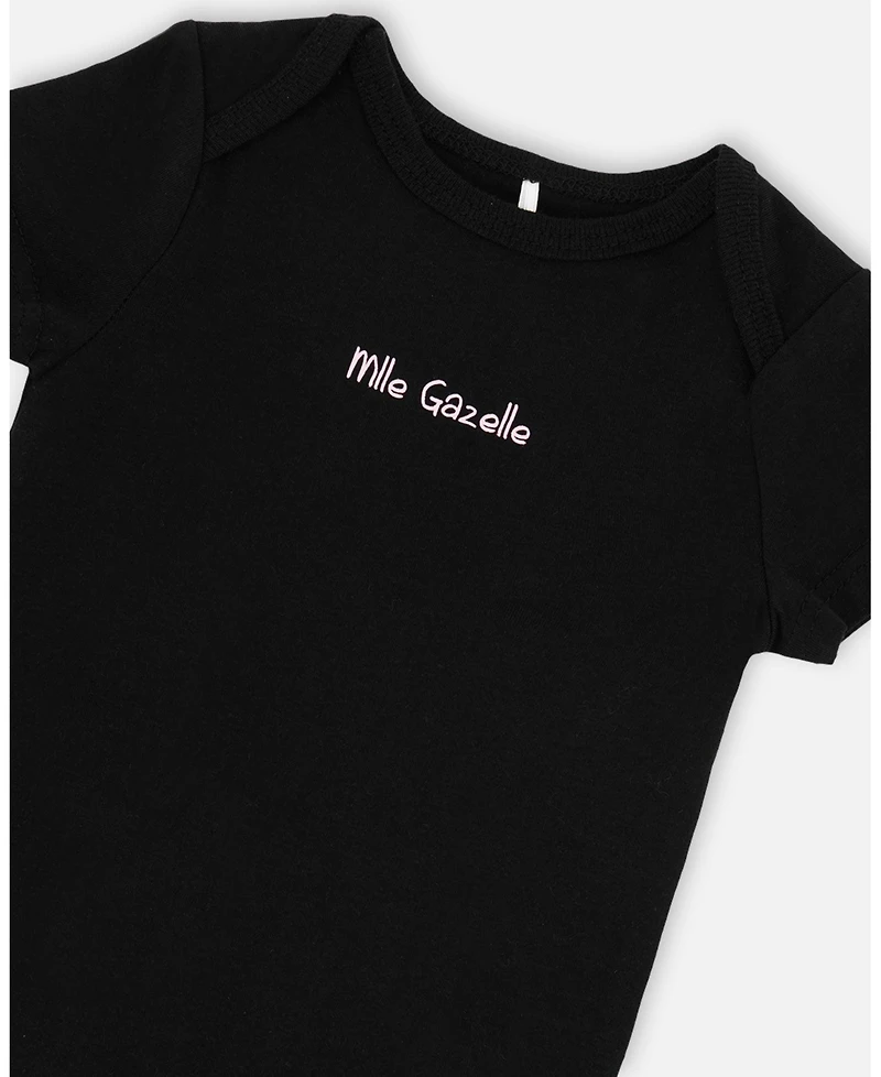 Deux par Deux Baby Girls Evolutive Cotton Jersey Onesie