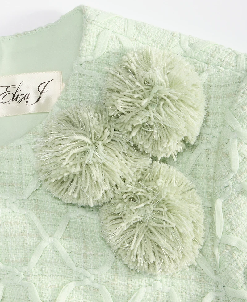 Eliza J Women's Pom Textured Dress