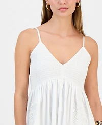 I.n.c. International Concepts Petite Smocked-Bodice Bubble Dress, Macy's Exclusive