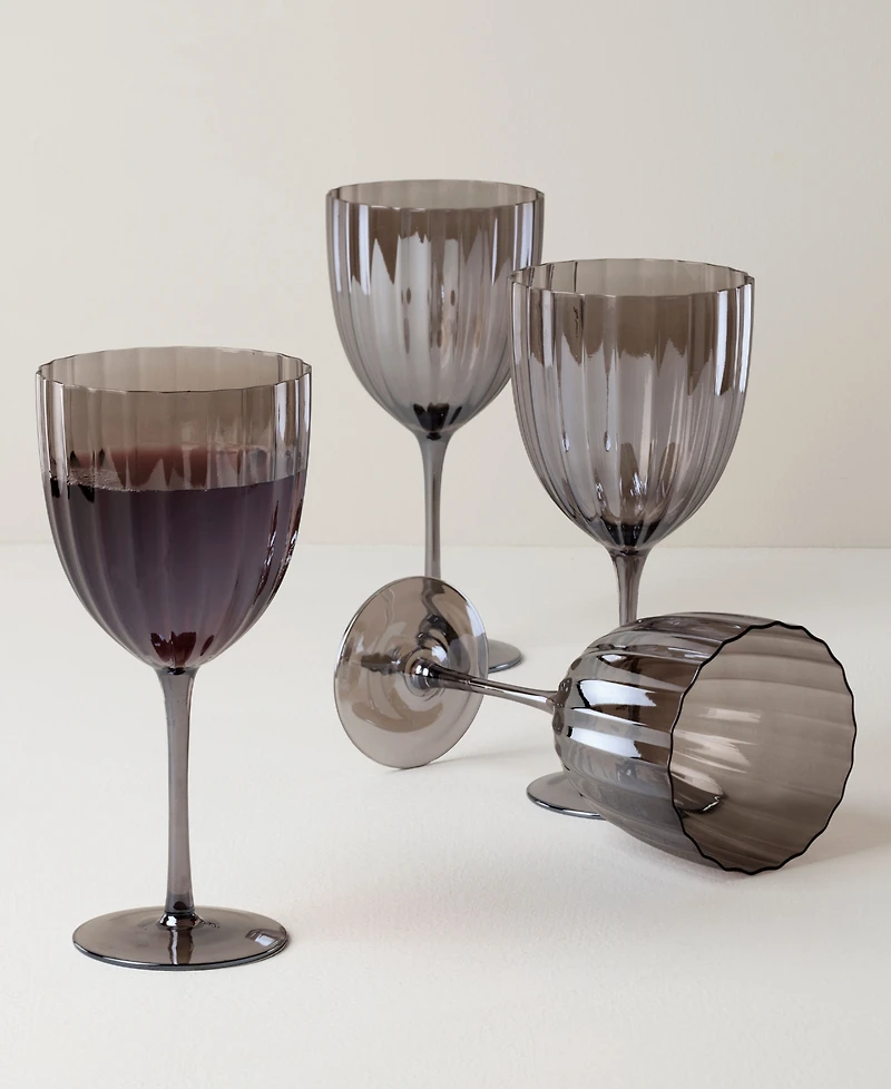 Lenox Curva Luxe All Purpose Wine Glasses, Set Of 4