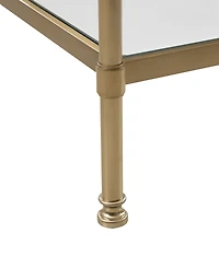 Isla 58.5" Glass Sofa Table