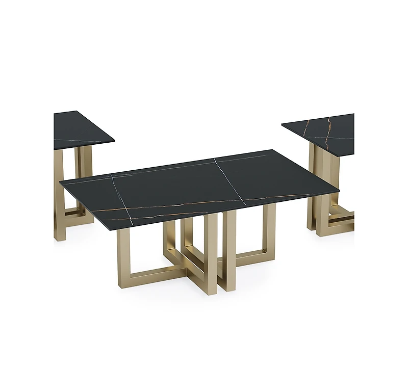 Emila 3-Pc. Rectangle Coffee Table and End Tables Set