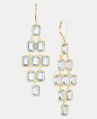 Lauren Ralph Lauren Gold-Tone Aqua Stone Chandelier Earrings