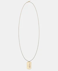 Lauren Ralph Lauren Gold-Tone 36" Logo Tag Pendant Necklace