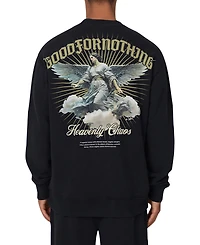 Good For Nothing Men's Heaven Relaxed Crew Sweatshirt