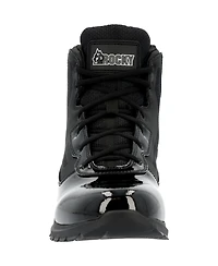 Rocky Men's Cadet 6" Black Side Zip Public Service Boot