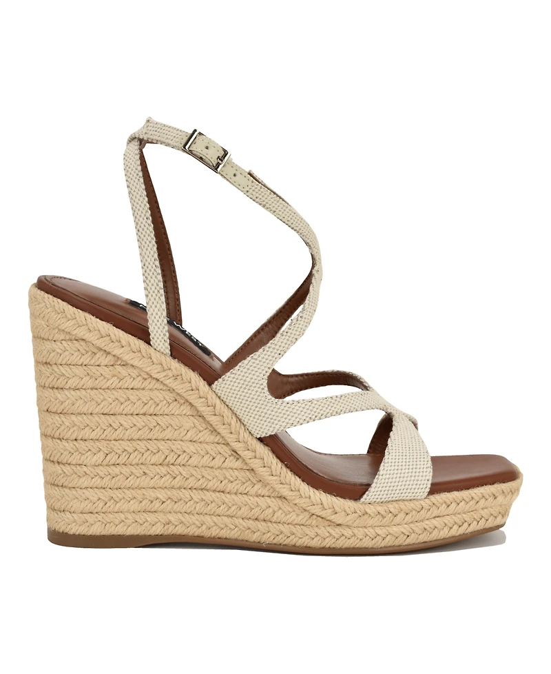 Nine West Women's Adriane Platform Wedge Sandals