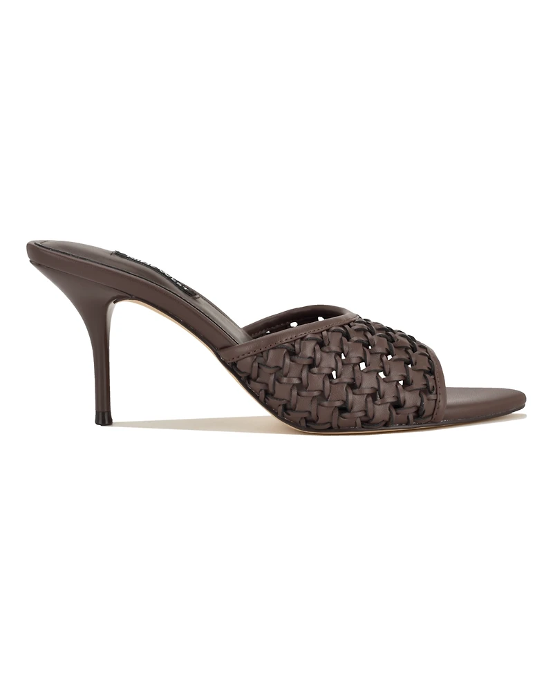 Nine West Women's Kirela Woven Slip-On Dress Sandals