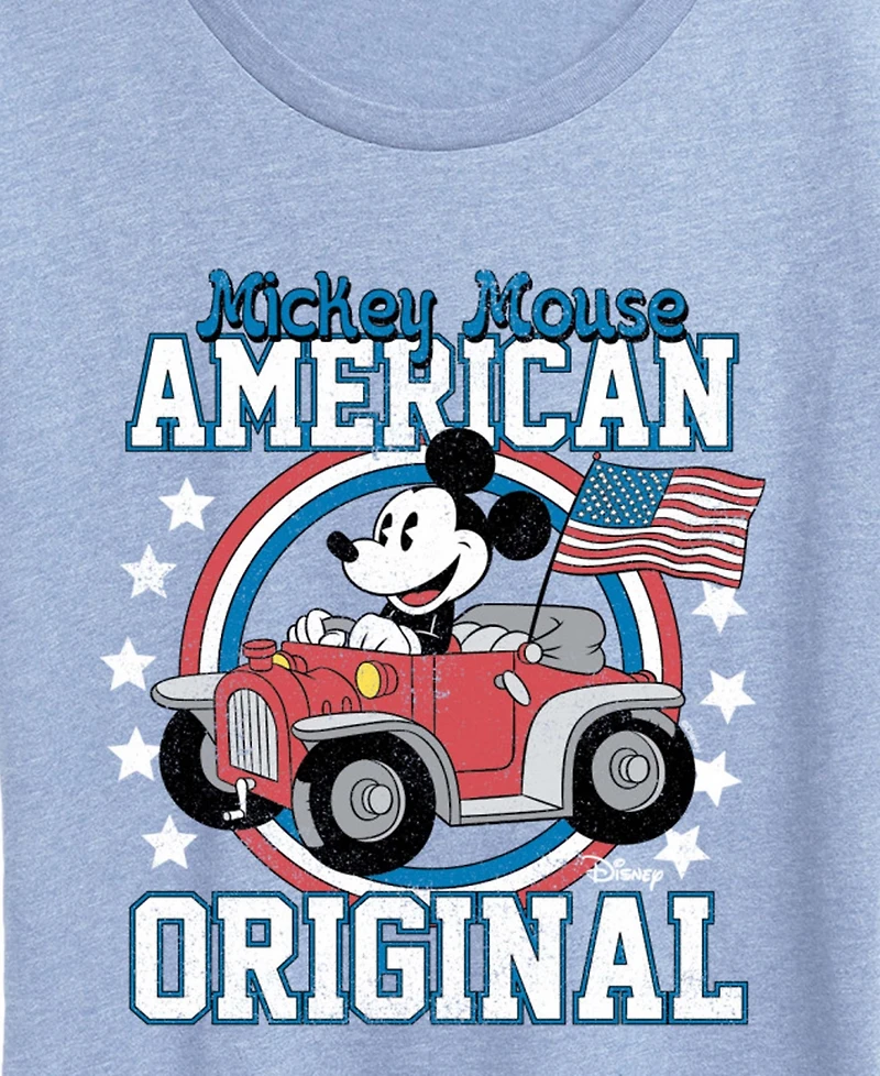 Hybrid Apparel Plus Disney Mickey American Original Short-Sleeve Graphic T-Shirt