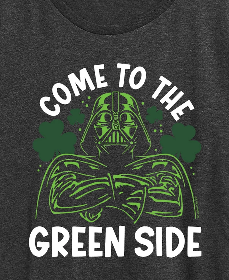 Hybrid Apparel Plus Star Wars St. Patrick's Day Darth Vader Short-Sleeve Graphic T-Shirt