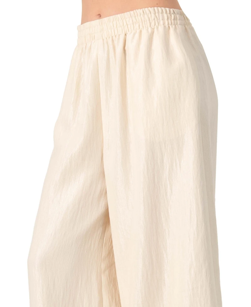 Ivonne Women's High-Waisted Wide-Leg Trousers