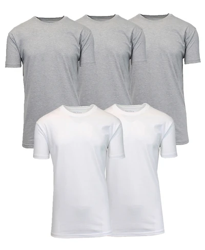 Blue Ice Men's Short-Sleeve Solid Crewneck T-Shirt, 5-Pack