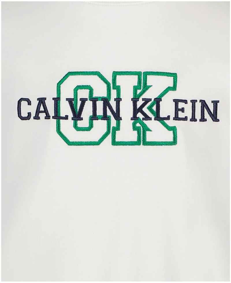 Calvin Klein Boys' 8-16 Varsity Logo Crewneck T-Shirt