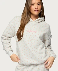 Edikted Womens Flower Power Hoodie