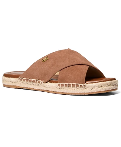 Michael Kors Women's Kenzie Slip-On Flat Sandals