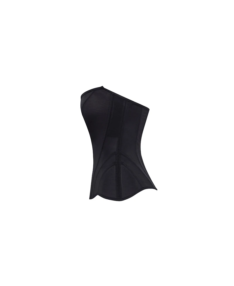 Milla Women's Chic low-waist black fitted corset