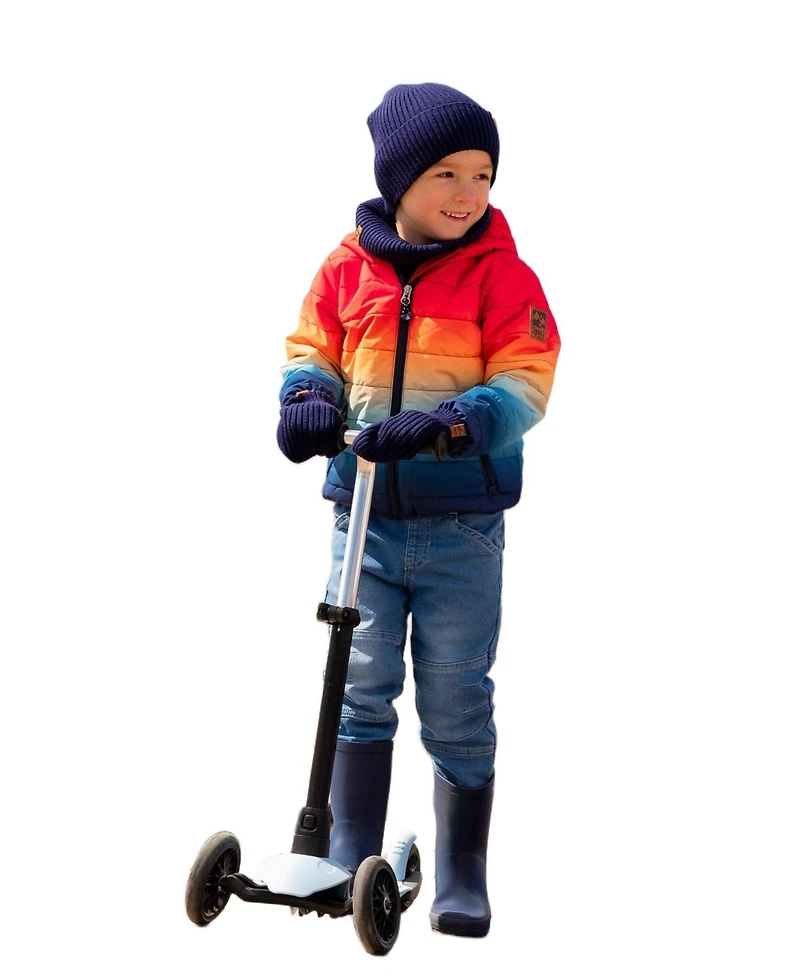 Deux par Toddler Boys Quilted Mid-Season Jacket