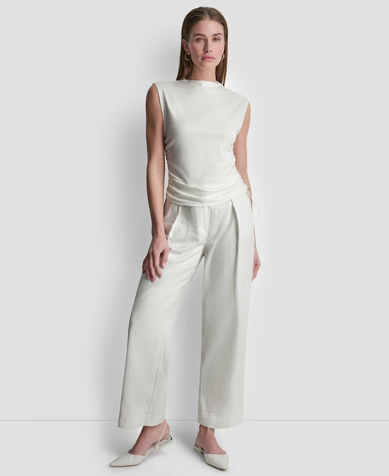 Dkny Women's Sleeveless Pique Top