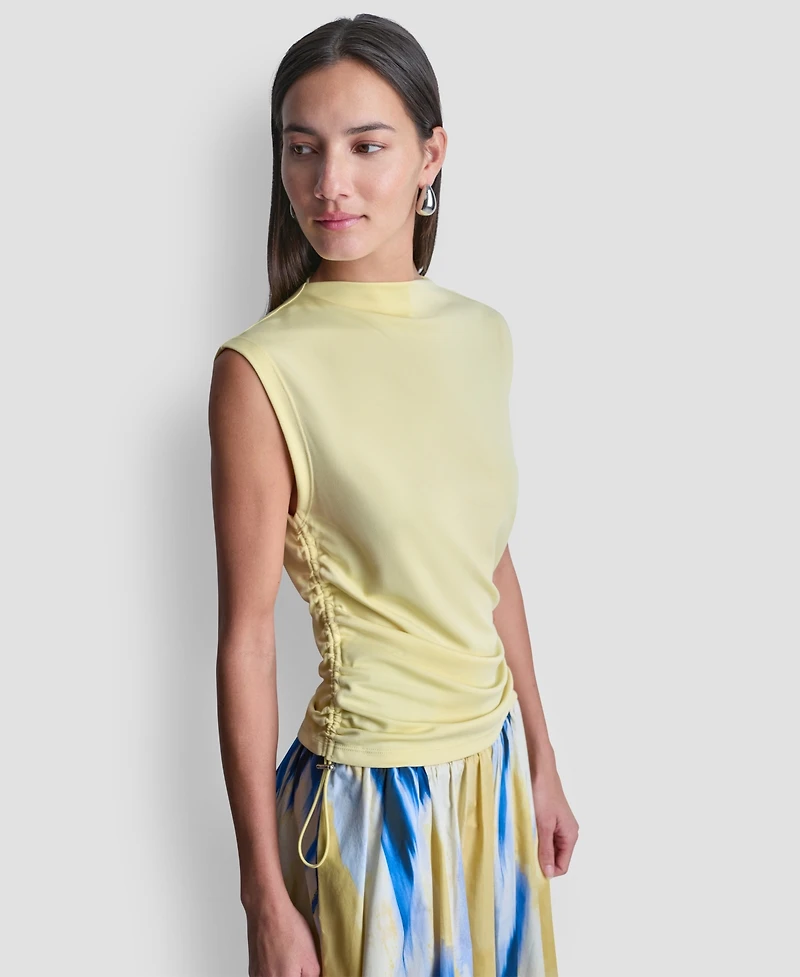 Dkny Women's Sleeveless Pique Top