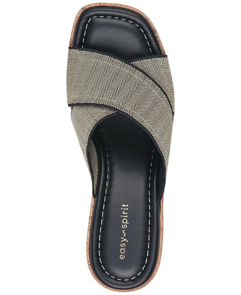 Easy Spirit Women's Fawn Slip-On Platform Sandals