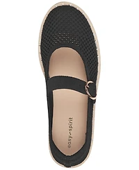 Easy Spirit Women's Francene Knit Mary Jane Espadrille Flats