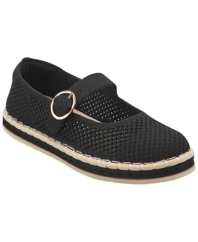 Easy Spirit Women's Francene Knit Mary Jane Espadrille Flats