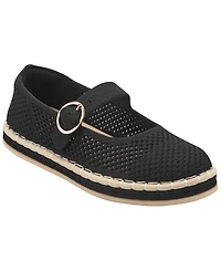 Easy Spirit Women's Francene Knit Mary Jane Espadrille Flats