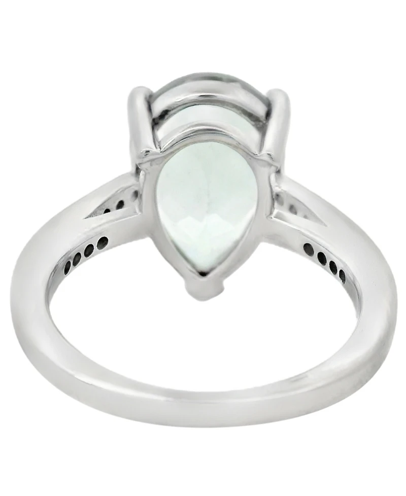 Macy's Pink Amethyst (6.50 ct. t.w.) & White Topaz (0.10 Ring Sterling Silver (Also Available Green Amethyst)