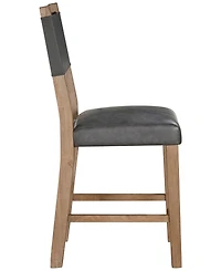 Macai 42" Wood Upholstered Counter Height Chair