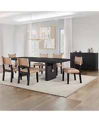Macai 7-Pc. Wood Dining Set