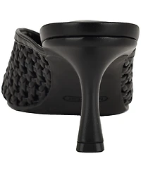 Nine West Women's Amelli Woven Kitten Heel Mules Pumps