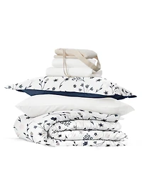ienjoy Home Patterned Dorm 8-Piece Comforter Set, Twin Xl