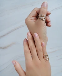 Wrapped Diamond Bezel Wrap Ring (1/2 ct. t.w.) 10k Gold, Macy's Exclusive