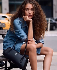 Dkny Jeans Women's Collared Seamed A-Line Shirt Dress