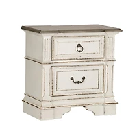 Liberty Furniture Industries, Inc Abbey Park 2 Drawer Night Stand w/ Charging Station