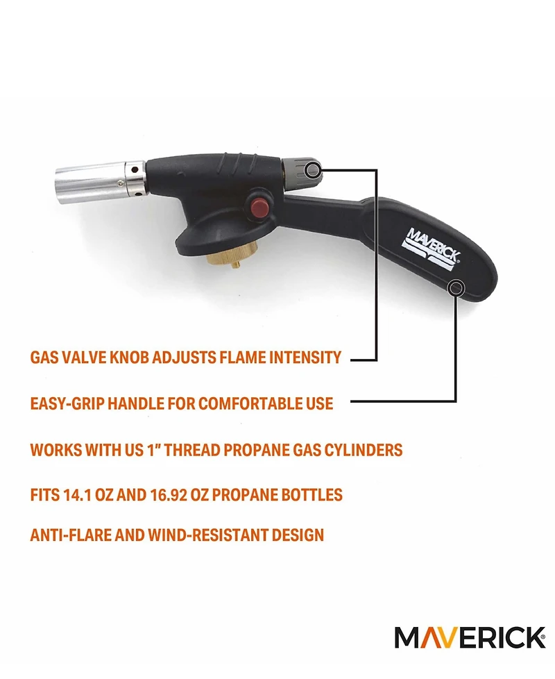 Maverick Handheld Propane Barbeque Torch