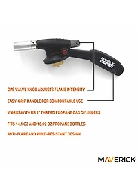 Maverick Handheld Propane Barbeque Torch
